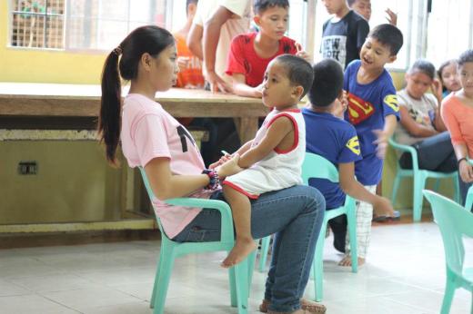 Happiness deep within.