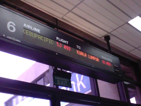 Davao to Cebu to Kuala Lump